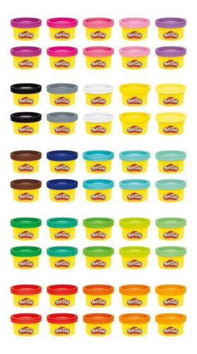 Set De Masas Moldeables Play-doh Hasbro Multicolor 50 Pzas