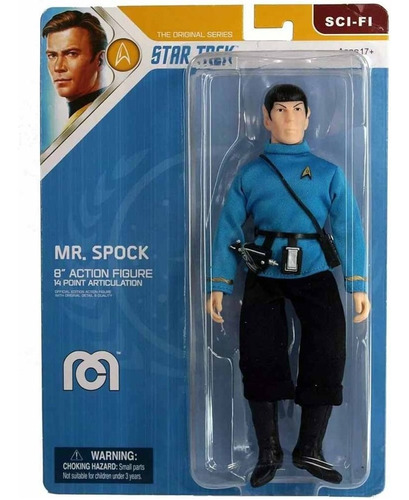 Mego Clothed Action Figure Star Trek Mr. Spock Original