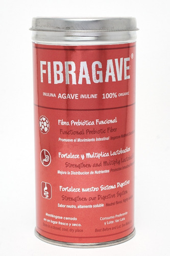 Fibragave, Inulina De Agave En Polvo. 255g