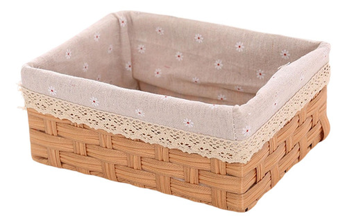 Cesta De Almacenamiento Imitación De Mimbre Cesta S