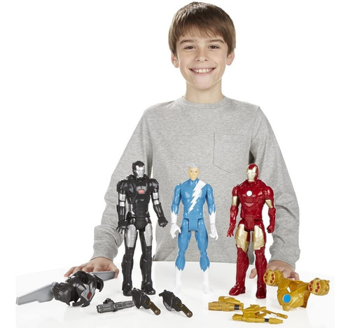 Muñeco Capitan America 30cm Luz Y Sonido Envio Gratis