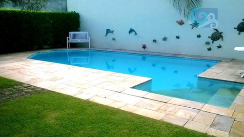 Imagem 1 de 10 de Casa À Venda Em Condomínio, Praia De Pernambuco - Guarujá. - Ca1477