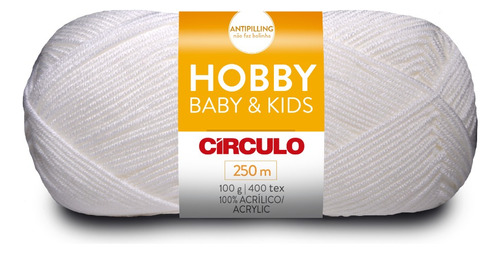 Lã Tricô Circulo Hobby Baby Kids 250m 100g (400 Tex)