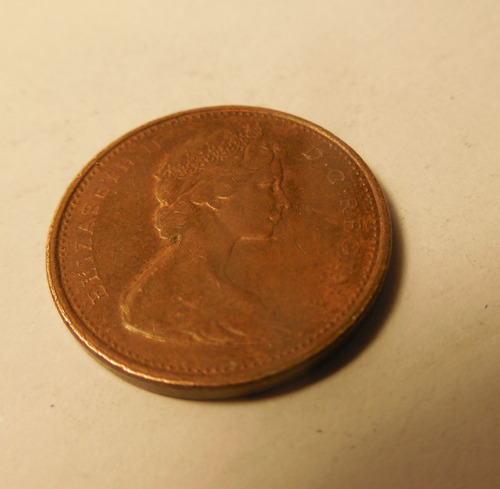 Moneda 1 Centavo. Canadá, 1976. Reina Isabel