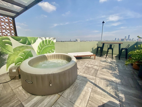 Precioso Penthouse En Venta De 60 M2 Con Ubicación Privilegiada Sobre Marina Nacional Col. Anahuac Cdmx