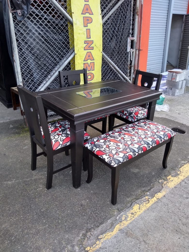 Comedor 3 Sillas Y Banca Mi Mueble Desde: 140,000