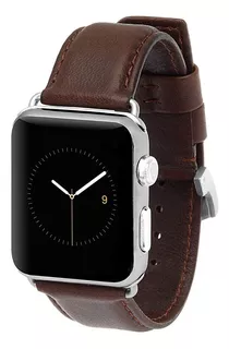 Correa De Cuero Case Mate Para Apple Watch Serie 9 45mm Café