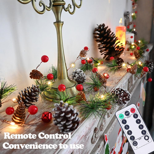 Guirnalda De Luces De Navidad Con Temporizador 2 Metros 20 L