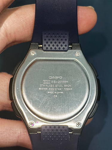 Reloj Casio Digital Ws-2000h-2a 200 Laps Wr100m Modelo (Usado)