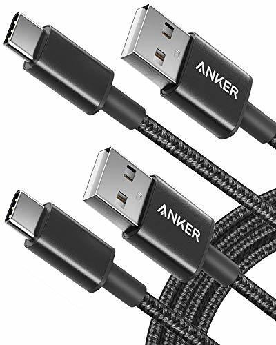 Cable Usb C, Anker [paquete De 2, 6 Pies] Cargador Tipo C Ca