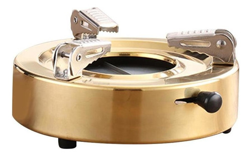 Gold Alloy Camping Stove Equipment