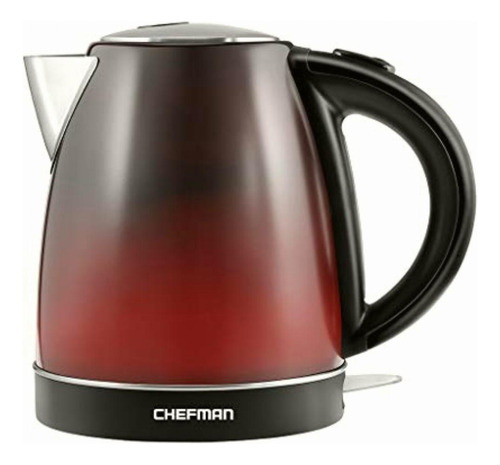 Chefman | Tetera De Acero Inoxidable | Hervidor Eléctrico