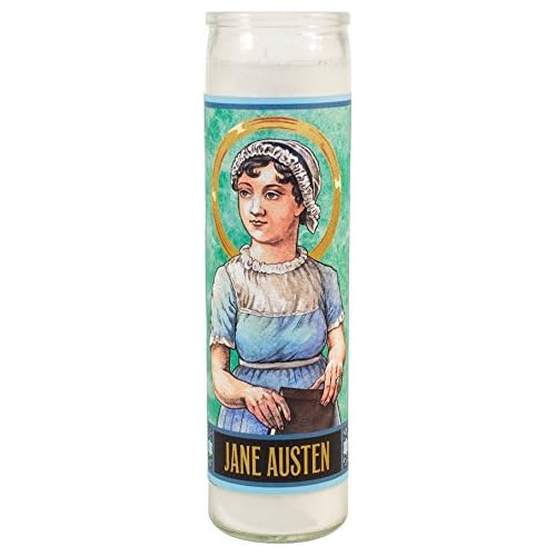 Jane Austen Secular Saint Candle - Votivo De Oración D...