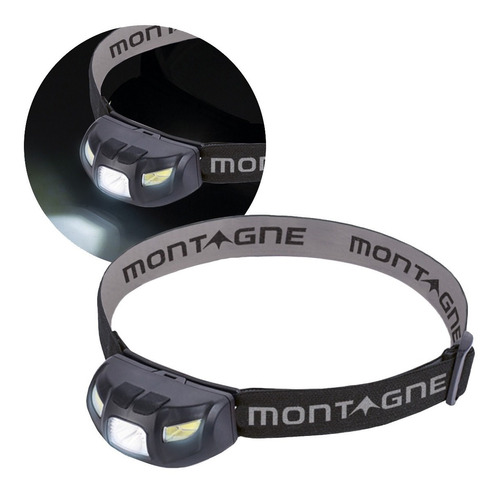 Linterna Frontal Minero Flashlight Montagne