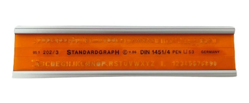 Normógrafo Standardgraph 202/3 Din 1451/4