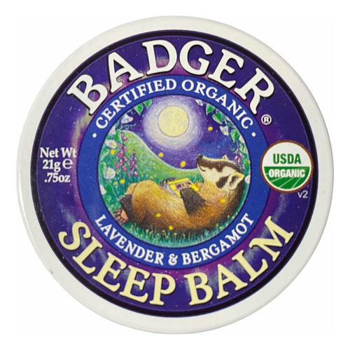 Badger Sleep Balm Bálsamo Para Dormir Lavanda Y Bergamota