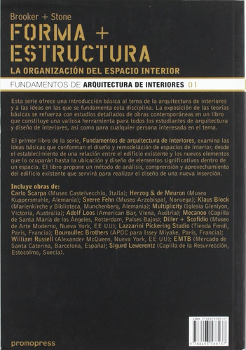 Forma + Estructura, De Brooker. Editorial Promopress, Tapa Blanda En Español, 2008