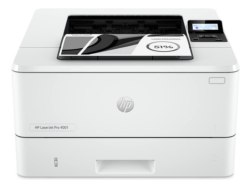 Impresora láser HP LaserJet Pro 4001dn con cable, en blanco y negro, de una sola función, impresión a doble cara, ideal para oficina 2Z600F