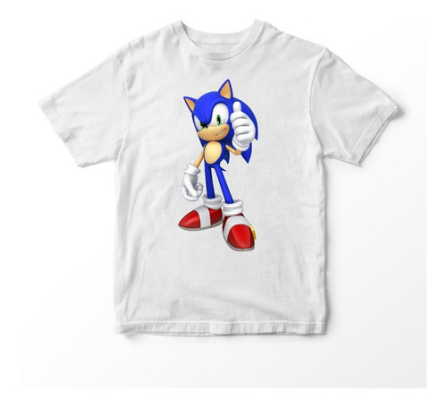 Remera Sonic Niño Personalizada