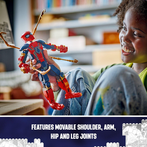 Figura De Construcción Lego Marvel Iron Spider-man 76298