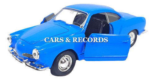 Volkswagen Karmann Ghia Coupe Nuevo Sin Caja - Az Welly 1/32 Azul