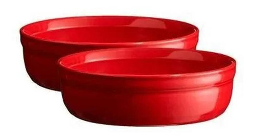 Imagem 1 de 1 de 2 Ramekins P/creme Brulee 13x3,5cm Vermelho Emile Henry