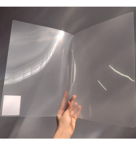Kit 10 Pastas Com Grampo Acp Cristal Plástica Transparente