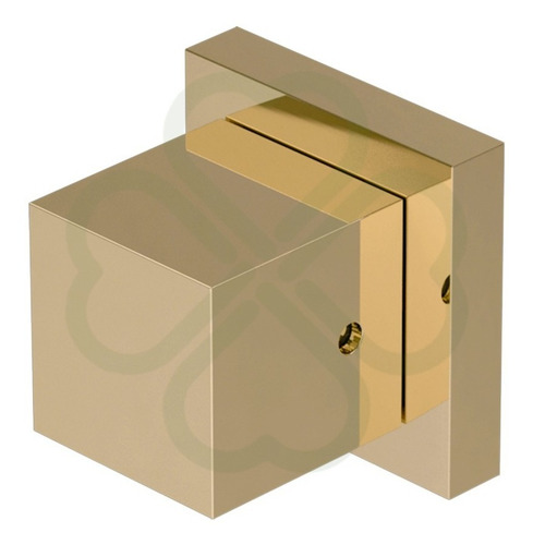 Imagem 5 de 7 de Acabamento Quadrado Para Registro Padrão Deca Dourado