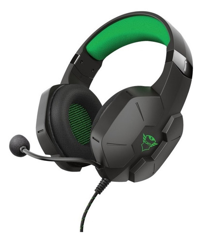 Audífonos Gamer Trust Gxt 323x Carus Negro