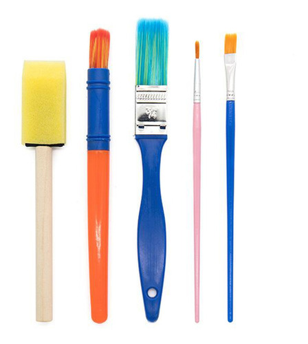 Kit De Pinceles Para Pintar Con Esponja De Aprendizaje