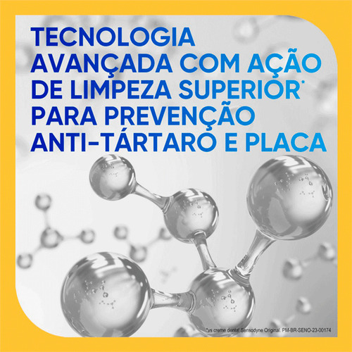 Kit 3 Un Sensodyne Proteção Clareadora + Ação Clareadora 90g