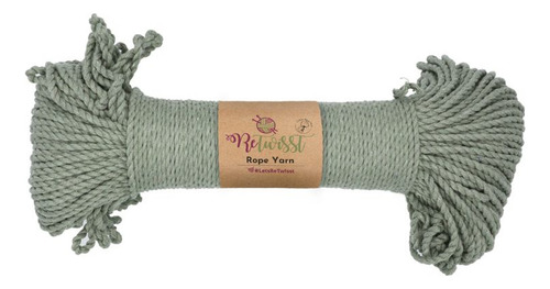 Lana Algodón Macramé Rope Retwisst 330 Grs