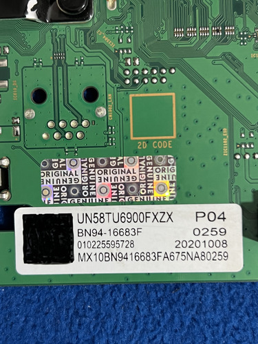 Main Samsung Un58tu6900fx Version Ya01 Bn94-16683f Gem* (Usado)