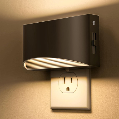 Luz Nocturna Enchufable Led Regulable Para Niños Con Sensor