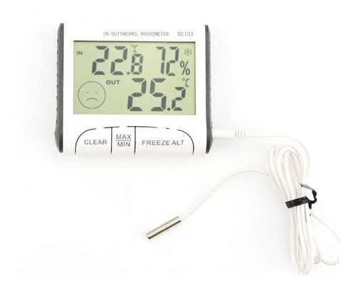 Termómetro Digital Lcd Temperatura Y Humedad + Envio