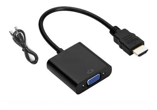 Convertidor Hdmi A Vga + Cable 3.5mm