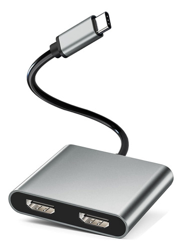 Dnkeaur Adaptador Hdmi Para Monitores Duales, Adaptador Usb 