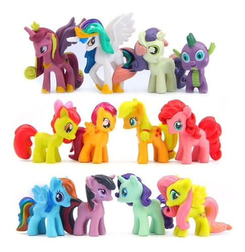 Set 12 Figuras My Little Pony