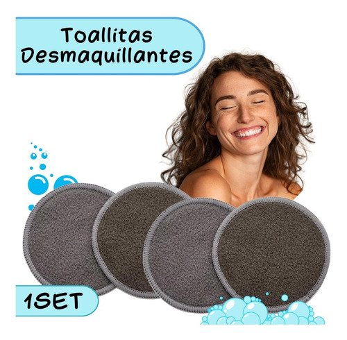 Toallas Desmaquillantes Facial Reutilizable Ecológicas F