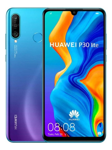 Huawei P30 Lite Dual Sim 64 Gb Azul Pavo Real 6 Gb Ram