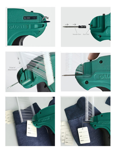 Pistola De Etiquetado De Precios Gillraj 9s Jumbo Pack Con 5