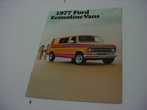 Folder Ford Furgao E100 Super Van Econoline 77 1977 V8