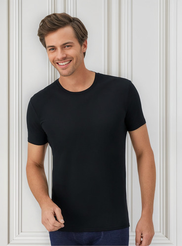 Hanes Ultimate Playera Con Cuello Redondo Perfect Flex Para