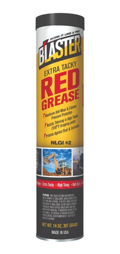 Grasa Roja Extra Pegajosa Grado2 B´laster 14 Oz/456ml/397gr