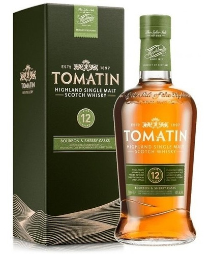 Imagen 1 de 1 de Whisky Tomatin  Single Malt 12 Años 700ml-casa Otamendi