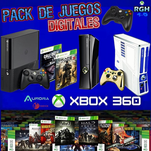 Juegos Digitales Para Tu Consola De Xbox360 Con Rgh Aurora
