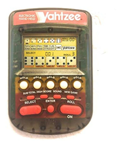 Yahtzee Clear Electrónico Color Negro