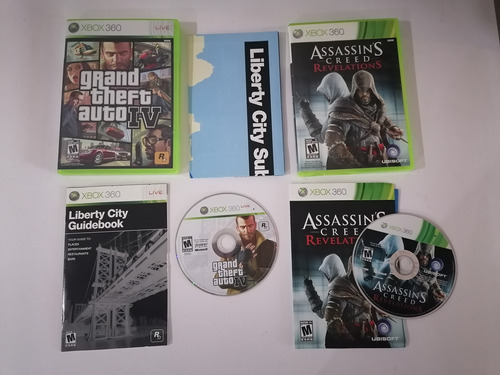 Combo Gta Iv 4 + Assassins Creed Revelations Xbox 360