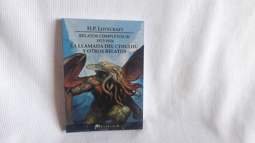 Imagen 1 de 6 de Relatos Completos Iii H P Lovecraft Terramar