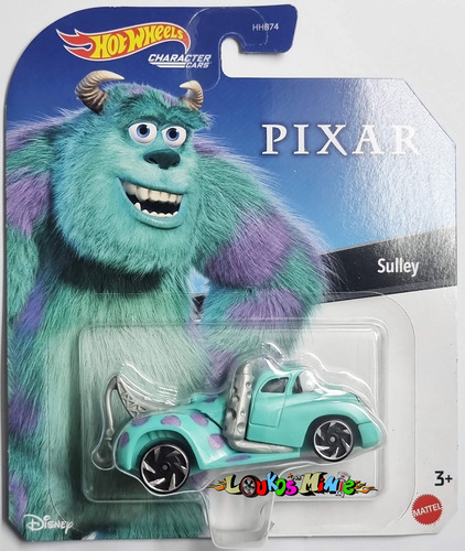 Hot Wheels Sulley Disney Pixar Character Cars Lacrado